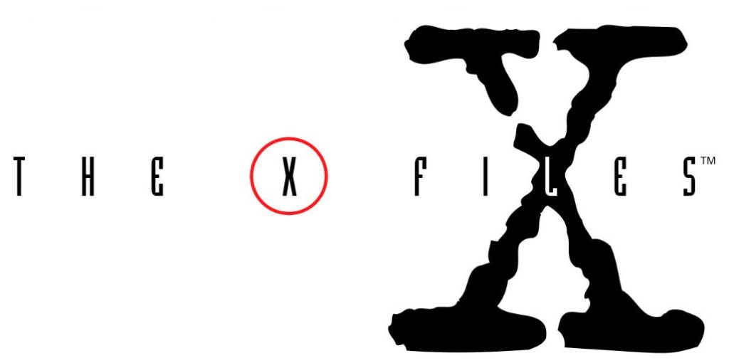 『（エックス）X-ファイル:The X-Files』のロゴ